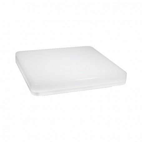 Plafonnier LED carré 18W - 100-265V - 4000°K - 28cm - IP44 - Classe 2_0