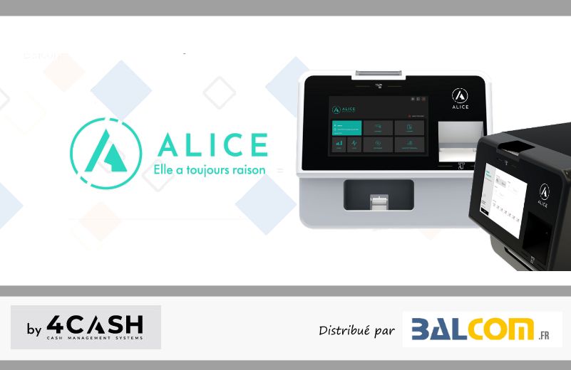 Monnayeur automatique, équipé d'un logiciel etcash simple et intuitif - alice_0