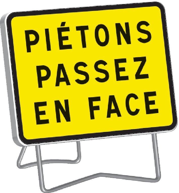 Panneaux Taliasign KC1 800x600 mm classe 1 Indications Temporaires - PNTLGLV1KC-TL01/PF_0