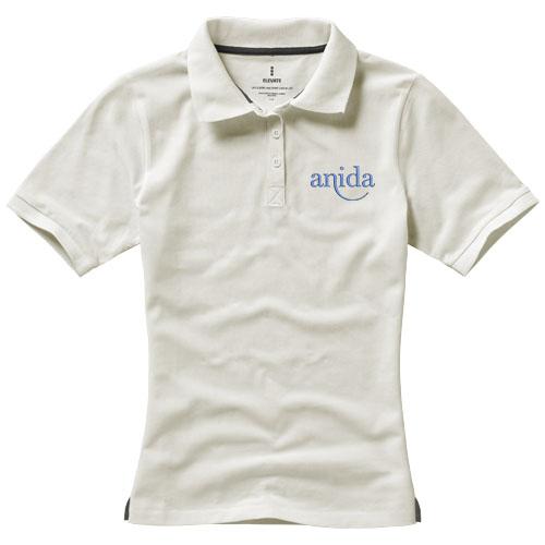 Polo manches courtes pour femmes Calgary 38081904 - col en tricot plat et maille piquée 100% coton_0