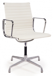 Siège visiteur - Viper - pivotant avec structure chromée et base aluminium poli_0