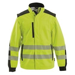 Veste Haute Visibilité EPI Taille S Modulable en Gilet Sans Manches Sécurité Chantier Homme Femme VITO - S jaune 5604612751913_0
