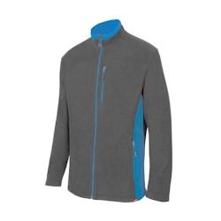 Veste polaire bicolore VELILLA gris|bleu ciel T.S Velilla - S polyester 8434455376038_0