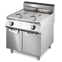 Virtus group Friteuse Électrique, Capacité 2x15 Litres - Virtus - 0698142073480_0