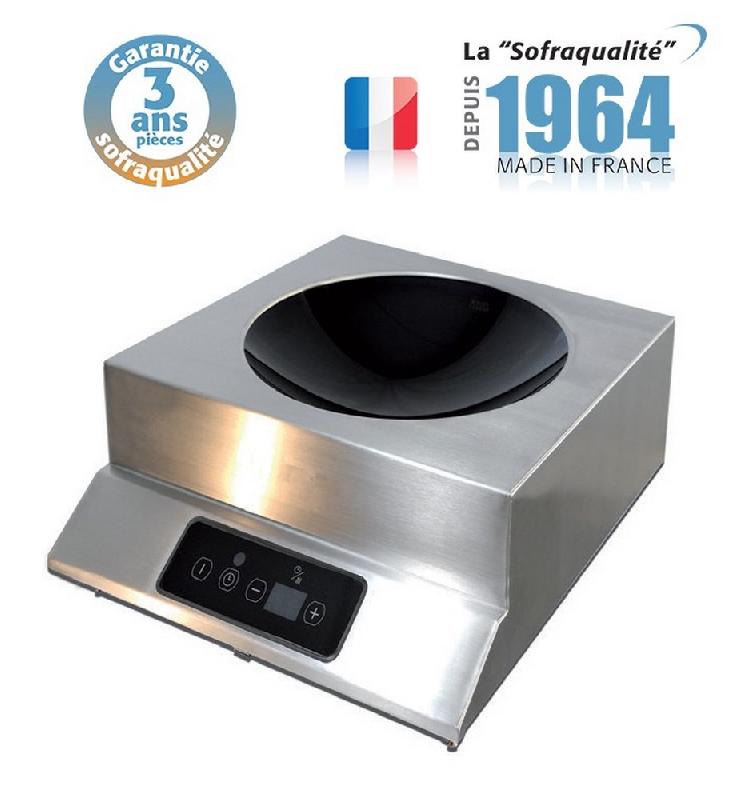 Wok à induction - 1 feu - diamètre 310 mm alimentation - monophasé (230 v ) - WOK3500_0