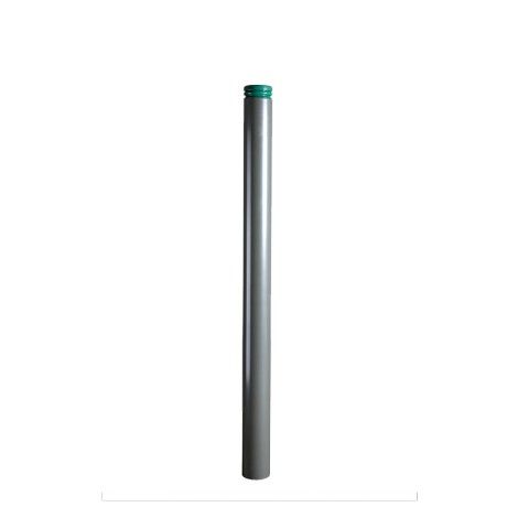 2200 - Potelets fixes en acier - Sineu Graff - H1000 x L89 mm - Chapeaux au choix_0