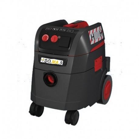 Aspirateur industriel 35DS-H - Filtration H14 - Compact avec prise frontale et variateur de puissance_0