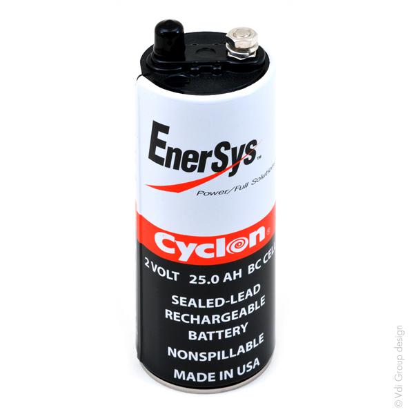 BATTERIE CYCLON ENERSYS 0820-0004 (BC CELL) 2V 25AH M6/M8_0