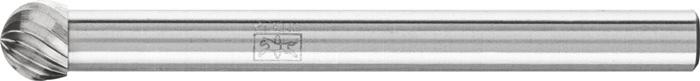 Petite fraise sur tige forme KUD D. 4 mm L. Tête 3 mm D. De la tige 3 mm carbure engrènement 5 PFERD_0