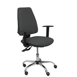 Piqueras y Crespo Silla Elche S 24 horas similpiel gris oscuro - gris multi-matériau 14ASSP600B10CRRP_0