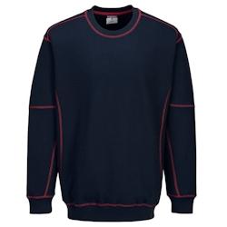 Portwest - Sweat-shirt bicolore ESSENTIEL Bleu / Rouge Taille S - S 5036108359387_0