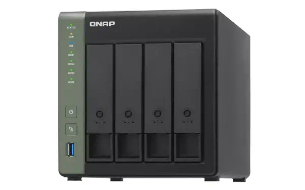 QNAP TS-431X3 NAS Tower Annapurna Labs Alpine AL-314 4 Go DDR3 0 To QNAP Turbo System Noir_0