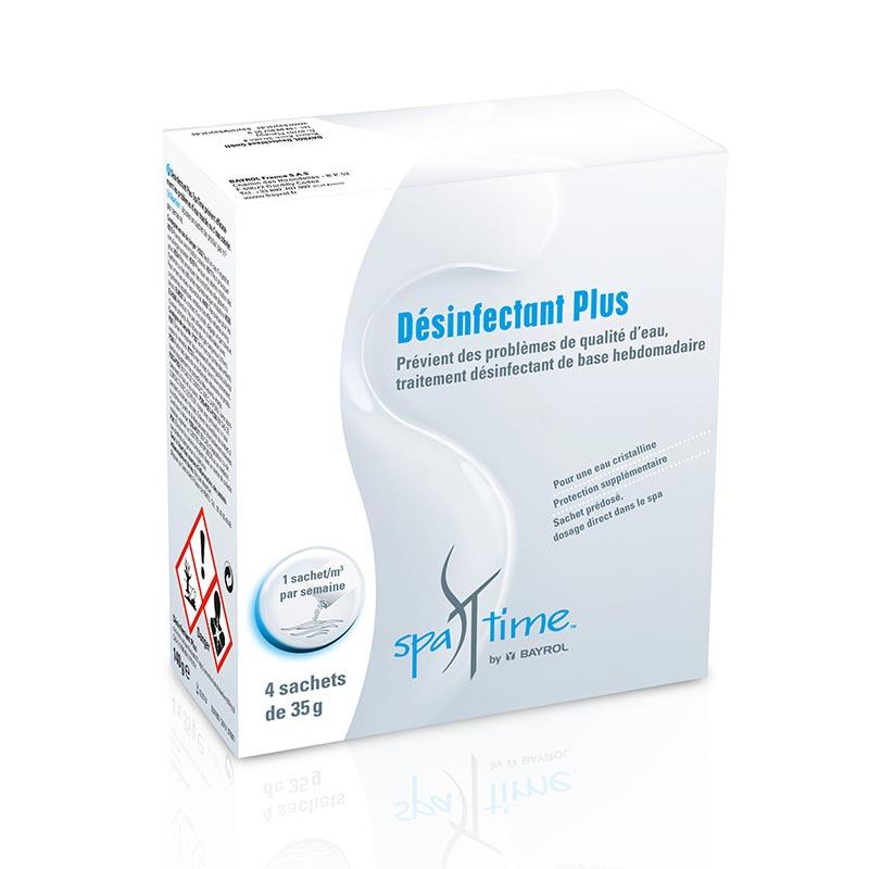 Spatime desinfectant plus by bayrol - boîte de 4 sachets de 35gr - gonthier_0