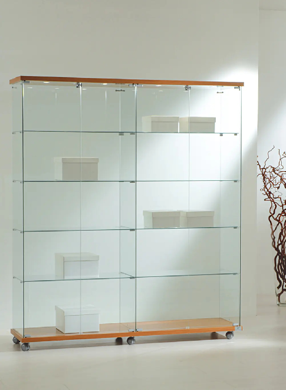 Vitrine éclairée 16/18lva - cerisier_0