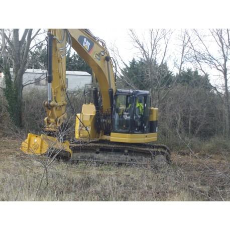 Débroussailleuse 1300mm bi-directionnelle série lourde renforcée pour midi pelles de 6T à 20T - Référence DK35_0