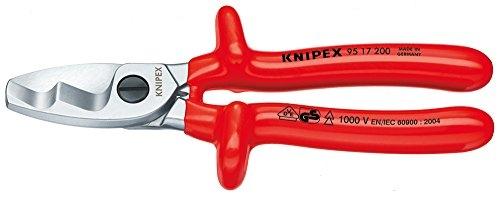 KNIPEX 95 17 200 - Coupe-câbles 200 mm - Outil de précision pour découpe_0