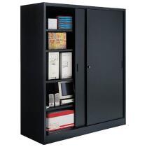 Armoire Jumbo portes coulissantes noir_0