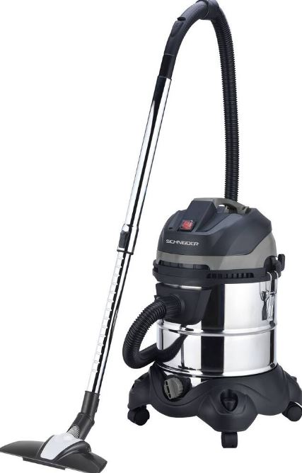 Aspirateur eau et poussière 20L 230V 1200W, cuve métallique/décolmatage/souffleur - 50004_0