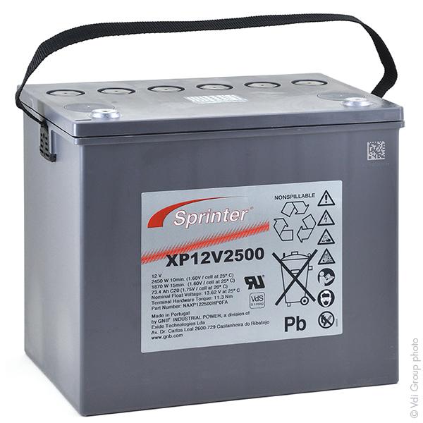 BATTERIE ONDULEUR (UPS) SPRINTER XP12V2500 12V 69.5AH M6-F_0