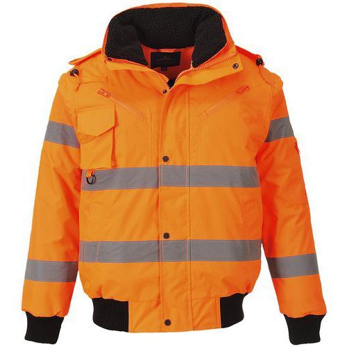 BLOUSON BOMBER HAUTE-VISIBILITÉ 3 EN 1 C467 ORANGE XXXL - PORTWEST