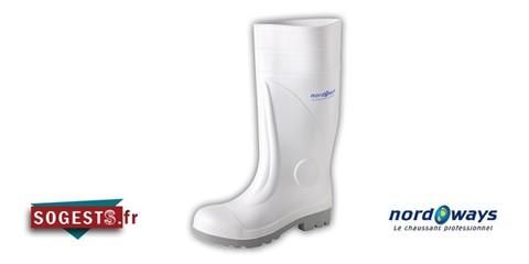 BOTTES BLANCHE DE SÉCURITÉ