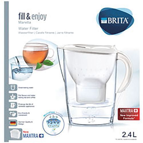 CARAFE BLANCHE NETTOYANTE D'EAU - BRITA