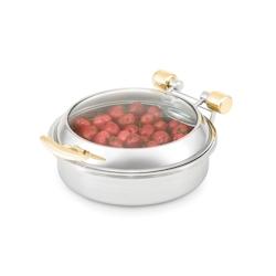 Chafing Dish Induction Rond Couvercle en Verre - Pujadas - 8421661702881_0
