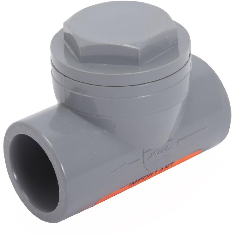 Clapet anti-retour en PVC à coller - Femelle/Femelle - Diamètre 32 mm_0
