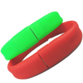 Clé USB bracelet en PVC - Cadeau d'entreprise - Dimensions 210mm x 18.5mm x 8mm_0