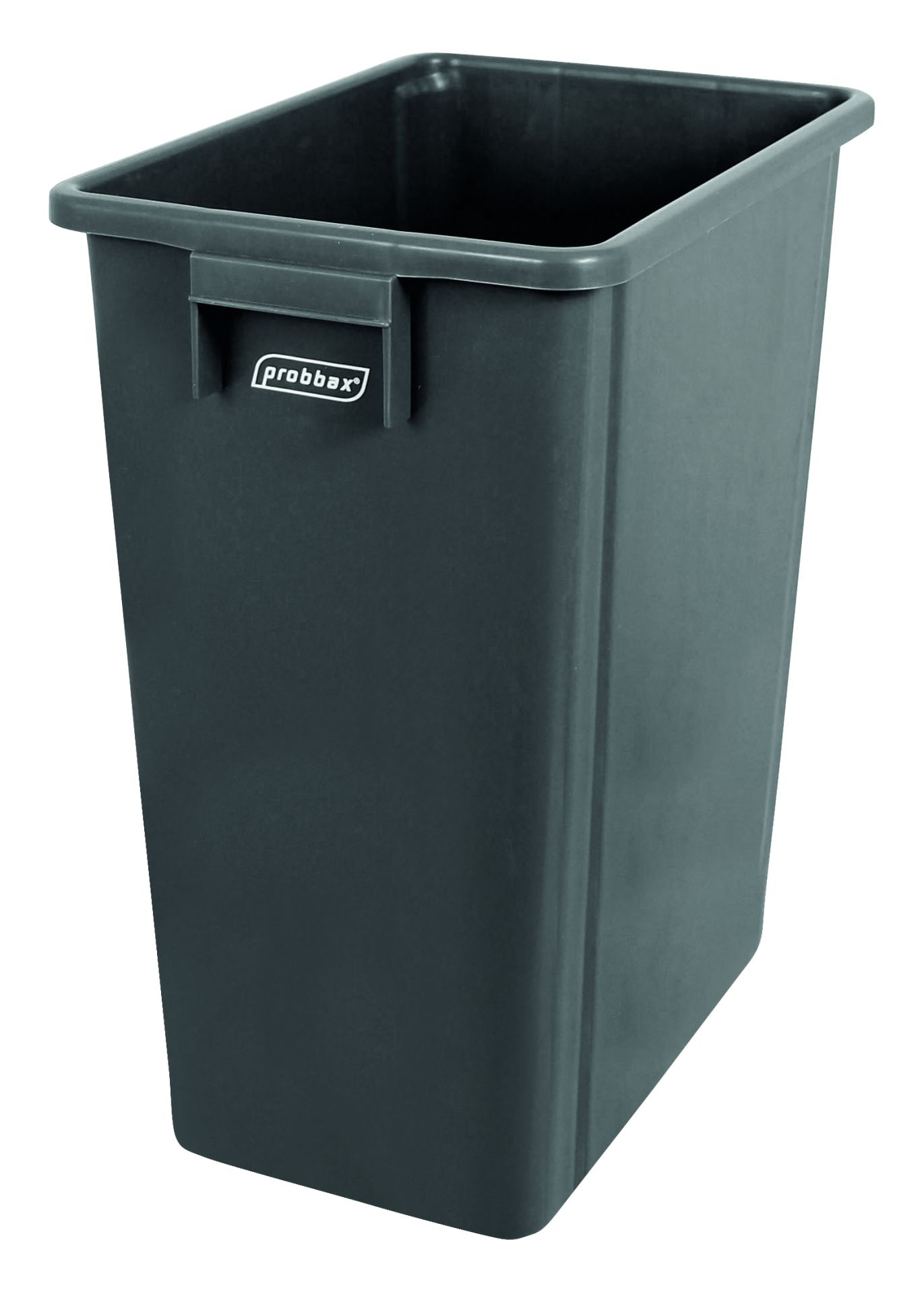 Collecteur de tri sélectif 40L gris - Polypropylène robuste et recyclable_0