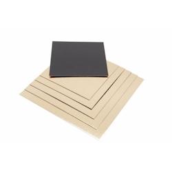CROKUS Carrés carton double face or-noir 18 x 18 cm (50 unités) - multicolore en carton C123640_0
