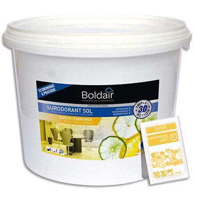 DETERGENT DESODORISANT DESINFECTANT BOLDAIR - PARFUM JARDIN D'AGRUMES - DOSETTES DE 20ML - BOÎTE DE 100 DOSES