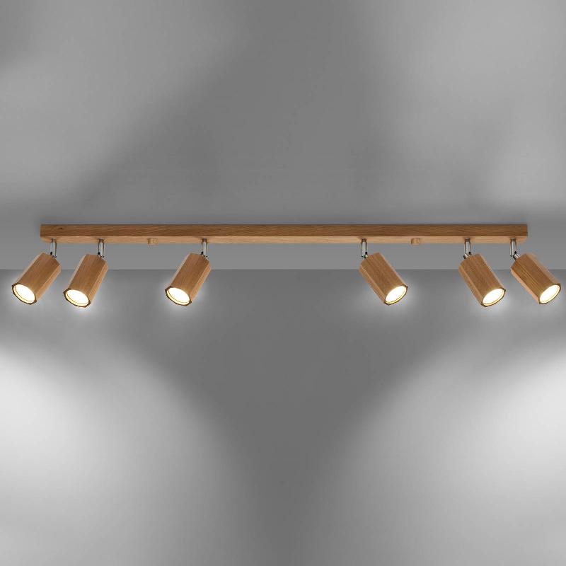 ENVOSTAR PEACH PUFF SPOT PLAFOND BOIS OCTOGONE X6