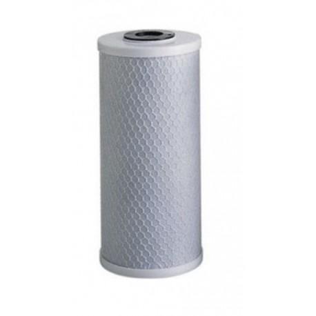 Filtre charbon actif bloc 9 3/4 BIG BLUE - micro filtration 10 microns - 1600L/h_0