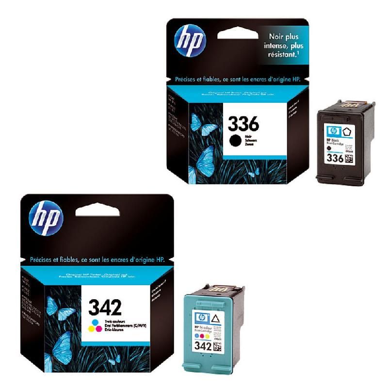 HEWLETT PACKARD N° 342 (C9361EE) CARTOUCHE D'ENCRE COULEUR CYAN MAGENTA JAUNE