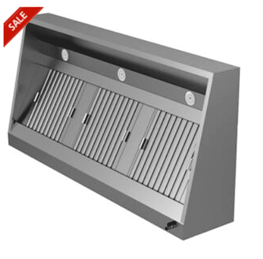 Hotte murale Snack avec éclairage LED VIRTUS DAA0263_0