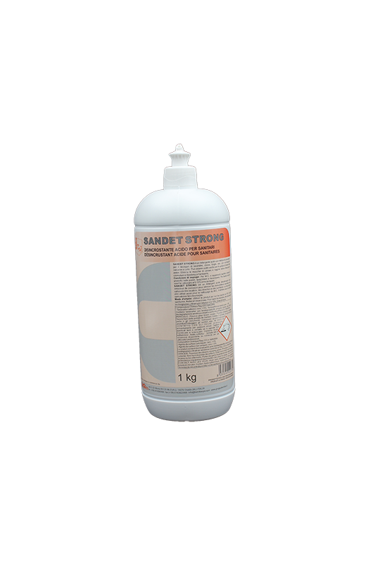 Kemika sandet strong detergent acide desodorisant pour parois des wc et sanitaires ph: 0.5-1 flacon de 1l_0