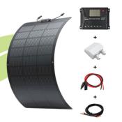 Kit solaire flexible Ecoflow 100W 12V - Idéal pour van, camping-car et bateau_0