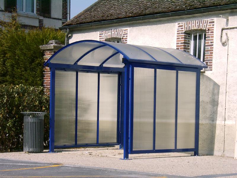 BARDAGE ARRIÈRE EXTRÉMITÉ POUR ABRI TOITURE CINTRÉE 1516 ALU - MANUTAN COLLECTIVITÉS