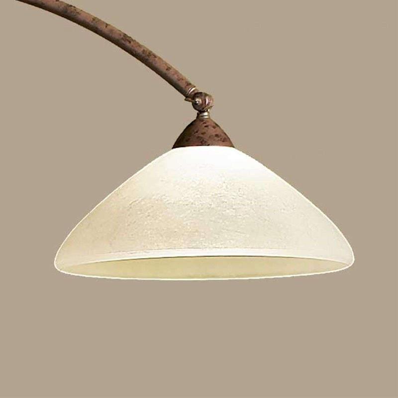 LAMPE ARQUÉE SAMUELE, PROFONDEUR 165 CM SCAVO-BRUN