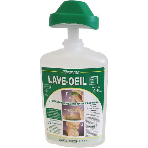 LAVE-OEIL DE POCHE - 200ML - SOLUTION STÉRILE À 09% - HAWS