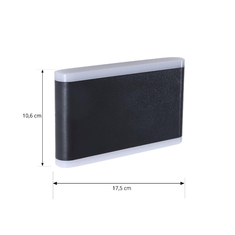 LINDBY SMART APPLIQUE D\'EXTÉRIEUR LED ELVI, CCT, RVB, TUYA, IP54