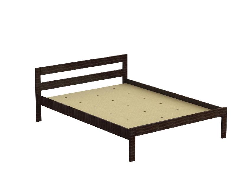 LIT NOVA TÊTE 2 TRAVERSES SOMMIER AGGLO 140X190 9685 WENGÉ - MANUTAN COLLECTIVITÉS