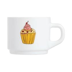 Tasse 22 cl Cupcake Pop Gourmandise - Luminarc - blanc 0883314864250_0