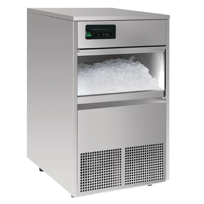 Machine à glaçons professionnelle 50kg/24h - Gaz écologique R290 - Acier inoxydable_0