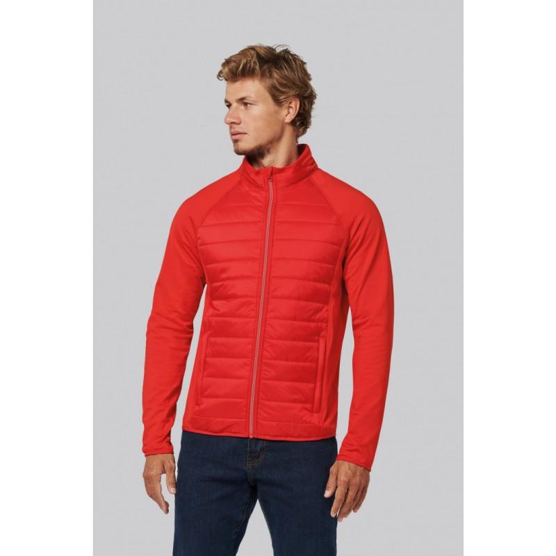 PA233 - Veste sport bi-matière unisexe - Ultra confortable avec traitement déperlant - 2 poches zippées_0