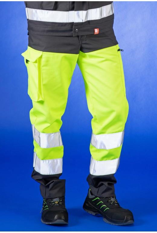 Pantalon Select Wear haute visibilité - Réf. 405*CP4 - EN ISO 20471 classe 2 - Multipoches, bandes rétroréfléchissantes_0