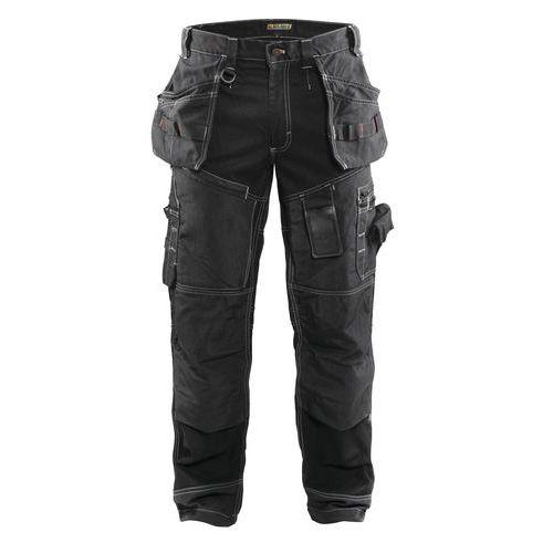 PANTALON DE TRAVAIL X1500 NOIR TAILLE 40 - BLAKLADER