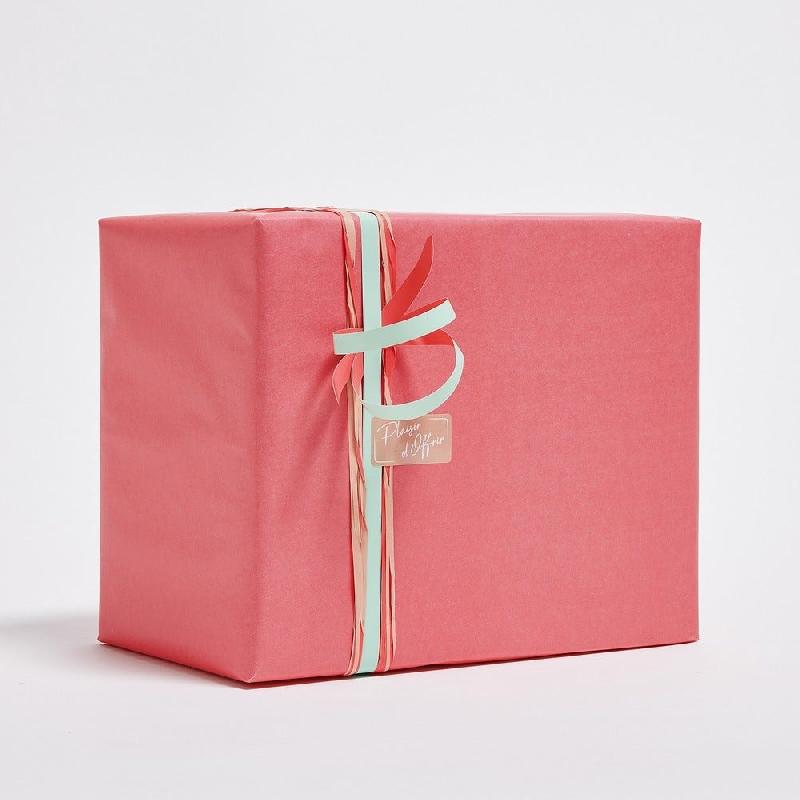 Papier cadeau kraft lisse framboise 0,70 x 100 m_0