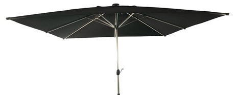 PARASOL CENTRÉ DELUXE ANTHRACITE 4 X 4 M